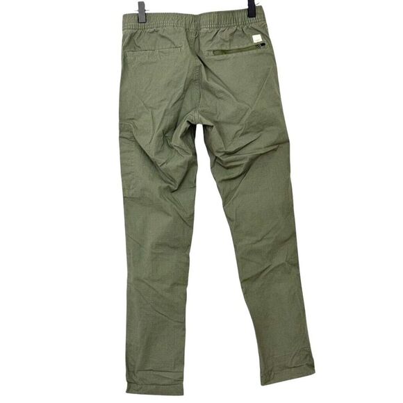Vuori Women's Ripstop Pants Army Green Size XS Organic Cotton Drawstring Pockets - Picture 5 of 10